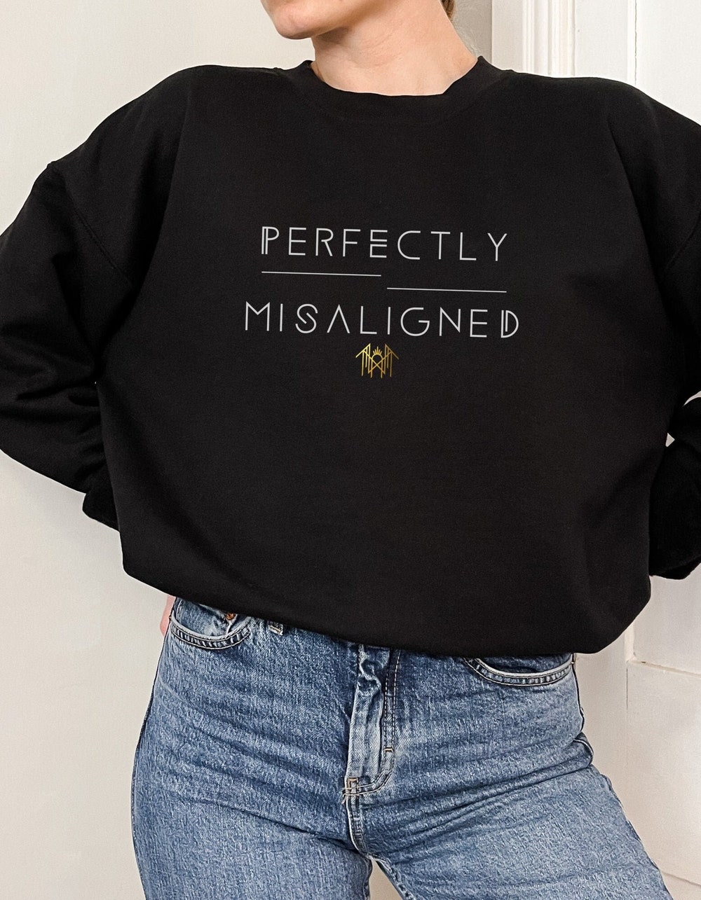 Sleep Token Tour Merch, Perfectly Misaligned Sweatshirt